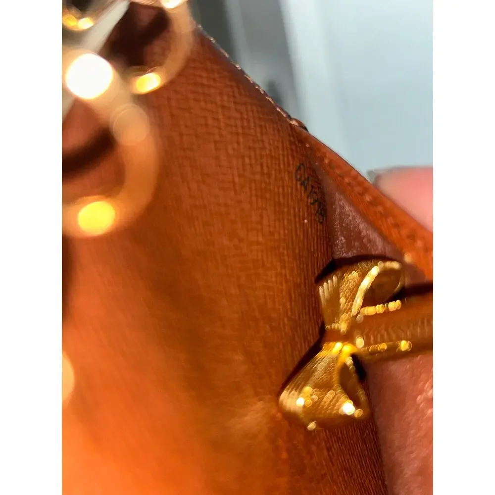 Vintage Authentic Louis Vuitton Monogram PM Ring Agenda Made in Spain CA1918